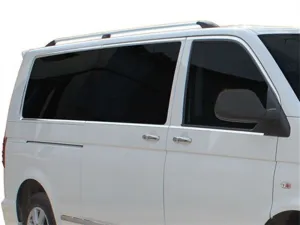 Volkswagen Transporter Uyumlu T5 Cam Çerçevesi 14 Parça Krom (U.ş) Çift Sürgü 2003-2010