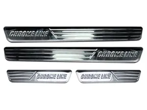 Ford Kuga Uyumlu Chrome Line Kapı Eşiği 4 Kapı Krom 2013 Ve Sonrası