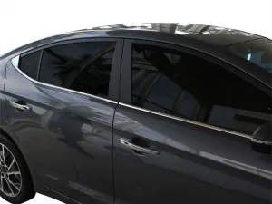 Hyundai Elantra Uyumlu 6 Cam Çıtası 6  Parça Krom 2016 Ve Sonrası