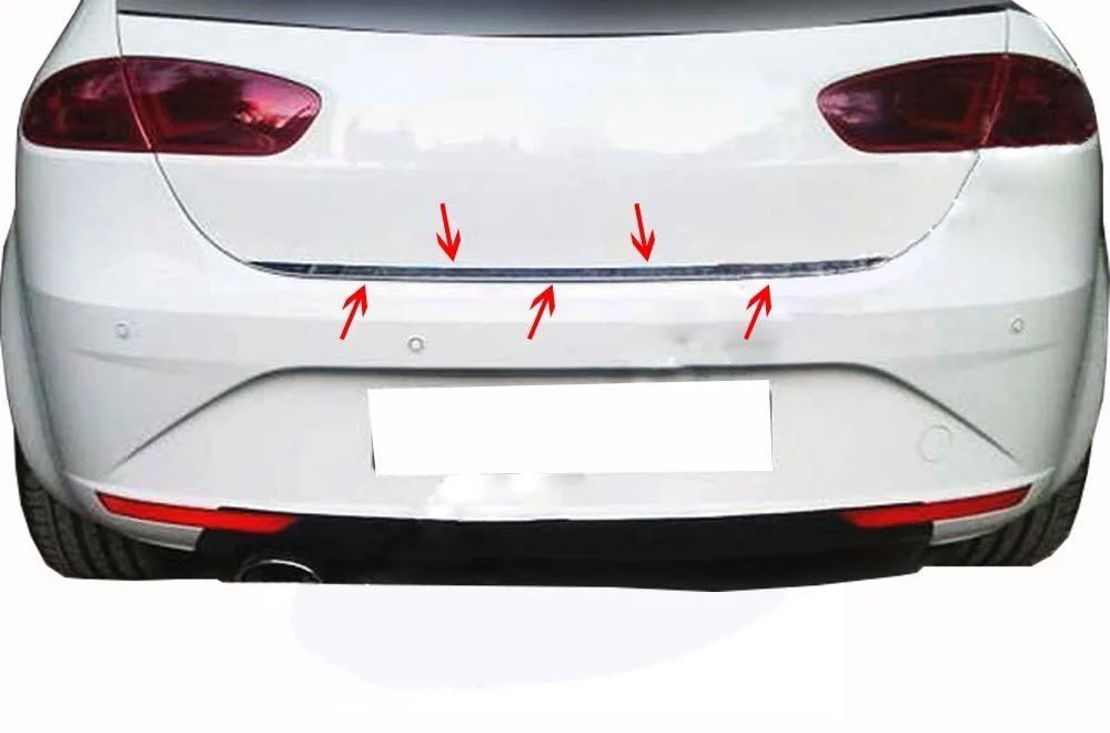 Seat Leon Uyumlu 2 Facelift Bagaj Alt Çıtası Krom 2006-2012