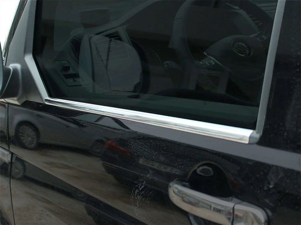 Volkswagen Transporter Uyumlu T6 Cam Çıtası 2 Parça Krom 2015 Ve Sonrası