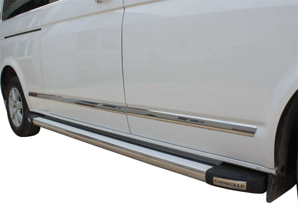 Volkswagen Caravelle Uyumlu T5.5 Yan Kapı Çıtası 5 Parça Krom (K.Ş) 2010-2015