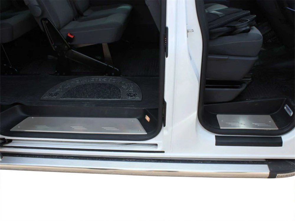 Volkswagen Transporter Uyumlu T5 Kapı Eşiği 3 Parça Krom 2003-2010