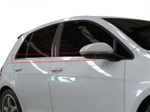 Volkswagen Golf Uyumlu 7 Cam Çıtası 4 Parça Krom 2013 Ve Sonrası