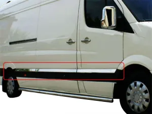 Volkswagen Crafter Uyumlu Yan Kapı Çıtası 10 Parça Krom (K.ş) 2006-2011