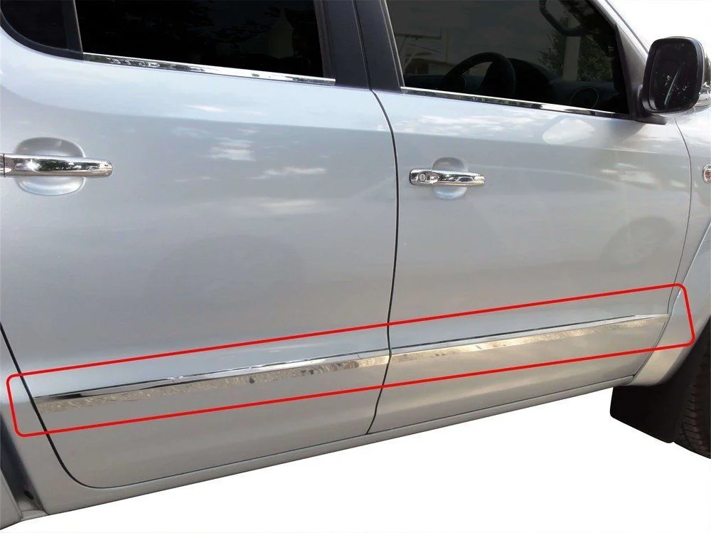 Volkswagen Amarok Uyumlu Yan Kapı Çıtası 4 Parça Krom 2010-2016