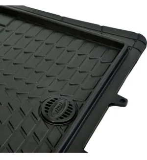Pufi Kauçuk Paspas Universal Racing Havuzlu Siyah / Tepay510-S thumb 3