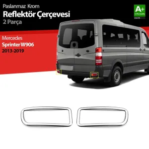 S-Dizayn Mercedes Sprinter W906 Krom Arka Reflektör Çıtası 2 Prç. 2013-2018Araca &Ouml;zel Krom Aksesuar
&Uuml;r&uuml;n &Ouml;zellikleri:Krom &uuml;r&uuml;nler 