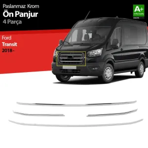 S-Dizayn Ford Transit Krom Ön Panjur 4 Prç. 2018 ÜzeriAraca &Ouml;zel Krom Aksesuar
&Uuml;r&uuml;n &Ouml;zellikleri:Krom &uuml;r&uuml;nler ara&ccedil; &uuml;zer