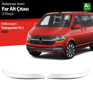 S-Dizayn VW Transporter T6.1 Krom Far Alt Çıtası 2 Prç. 2020-2025Araca &Ouml;zel Krom Aksesuar
&Uuml;r&uuml;n &Ouml;zellikleri:Krom &uuml;r&uuml;nler ara&ccedil