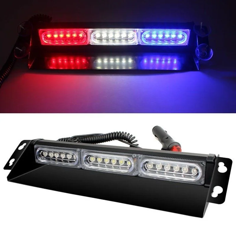 Drs Tuning Çakar Lamba Uyumlu 13 Fonksiyonlu 18 LED 12V Kırmızı-Mavi-Beyaz 532