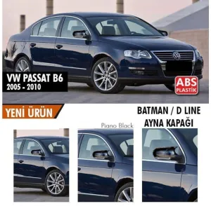 Volkswagen Passat 2005-2010 (B6) uyumlu B6 (2005-2010) Batman Yarasa Ayna Kapağı (Piano Black) modelleri Oto Aksesuar Shop'de. Kaliteli malzeme, hızlı kargo ve