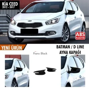 Kia Ceed 2012-2018 (JD) uyumlu (2012-2017) Batman Yarasa Ayna Kapağı (Parlak Siyah) modelleri Oto Aksesuar Shop'de. Kaliteli malzeme, hızlı kargo ve güvenli