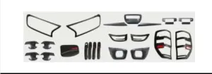 Ford Ranger Uyumlu Kaplama Set 2018 Siyah SetDRS Tuning kalitesiyle tanışın! Özel olarak Ford  model araçlar için üretilen bu ürün, otomobilinizin hatlarına spo