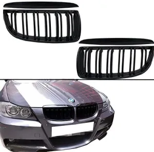 Bmw 3 Uyumlu Serisi E90 (05-08) Ön Panjur Çift Tırnak ModeliDRS Tuning kalitesiyle tanışın! Özel olarak BMW E90 model araçlar için üretilen bu ürün, otomobilini
