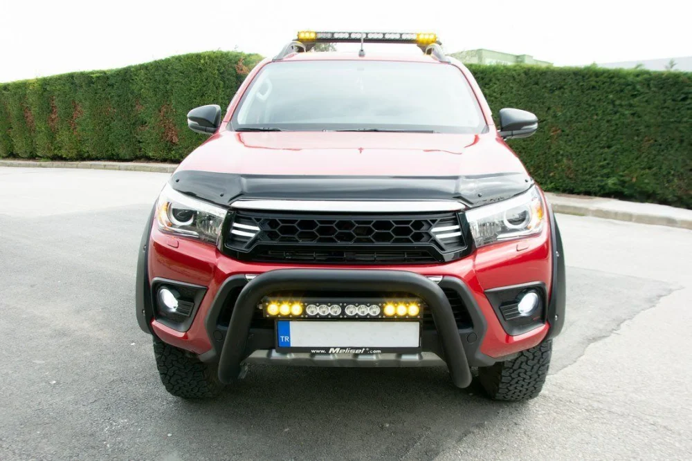 Toyota Hilux Uyumlu 2015 Sonrası Ön Koruma Siyah PWT22
