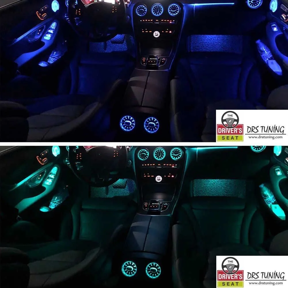 Drs Tuning Mercedes C Uyumlu Serisi W205 64 Renk Ledli Hava Izgara