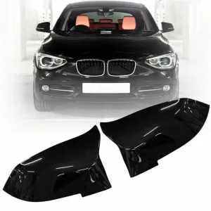 Bmw 1 Uyumlu Serisi F20 Lci 2015-2019 Batman Ayna Kapağı (Parlak Siyah)