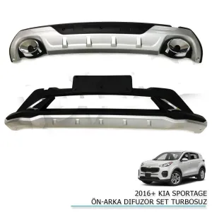 Kia Sportage Uyumlu Ön Arka Difüzör 2016 2018DRS Tuning kalitesiyle tanışın! Özel olarak Kia  model araçlar için üretilen bu ürün, otomobilinizin hatlarına spor