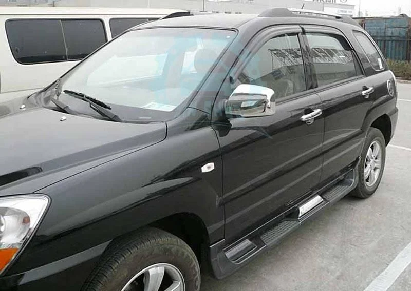 Kia Sportage Uyumlu 2003-2009 Yan Basamak Side Step Oem Style Grey