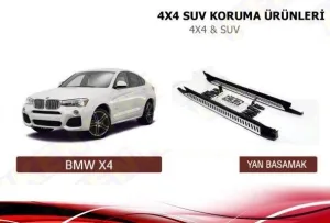 Bmw X4 Uyumlu Yan Basamak Koruma Oem 2014 - SonrasıDRS Tuning kalitesiyle tanışın! Özel olarak BMW  model araçlar için üretilen bu ürün, otomobilinizin hatların