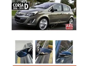 Opel Corsa 2006-2014 (D) uyumlu D (2011-2014) Batman Yarasa Ayna Kapağı (Parlak Siyah) modelleri Oto Aksesuar Shop'de. Kaliteli malzeme, hızlı kargo ve güvenli