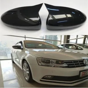 Drs Tuning Jetta Uyumlu (2015-2018) Batman Yarasa Ayna Kapağı (Parlak Siyah)