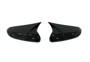 Civic Fc5 Uyumlu Batman Yarasa Ayna Kapağı Piano Black / 2016-2021