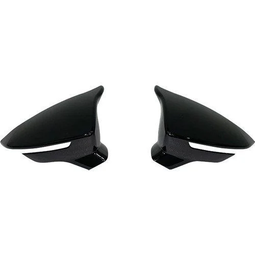 Seat Leon Uyumlu Mk3 2013 Sonrası Batman Yarasa Ayna Kapağı (Piano Black)