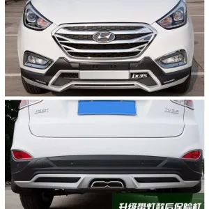 Hyundai İx35 Uyumlu -2010 Ön Ve Arka Koruma Çift Çıkış Egzozlu