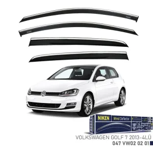 Niken Volkswagen Uyumlu Golf 7 2013 Ve Sonrası Kromlu Cam Rüzgarlı thumb 1