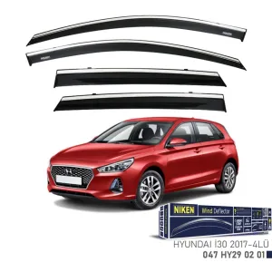 Hyundai İ30 Pd Uyumlu Yeni Kasa 2017-2018 Kromlu Cam Rüzgarlığı