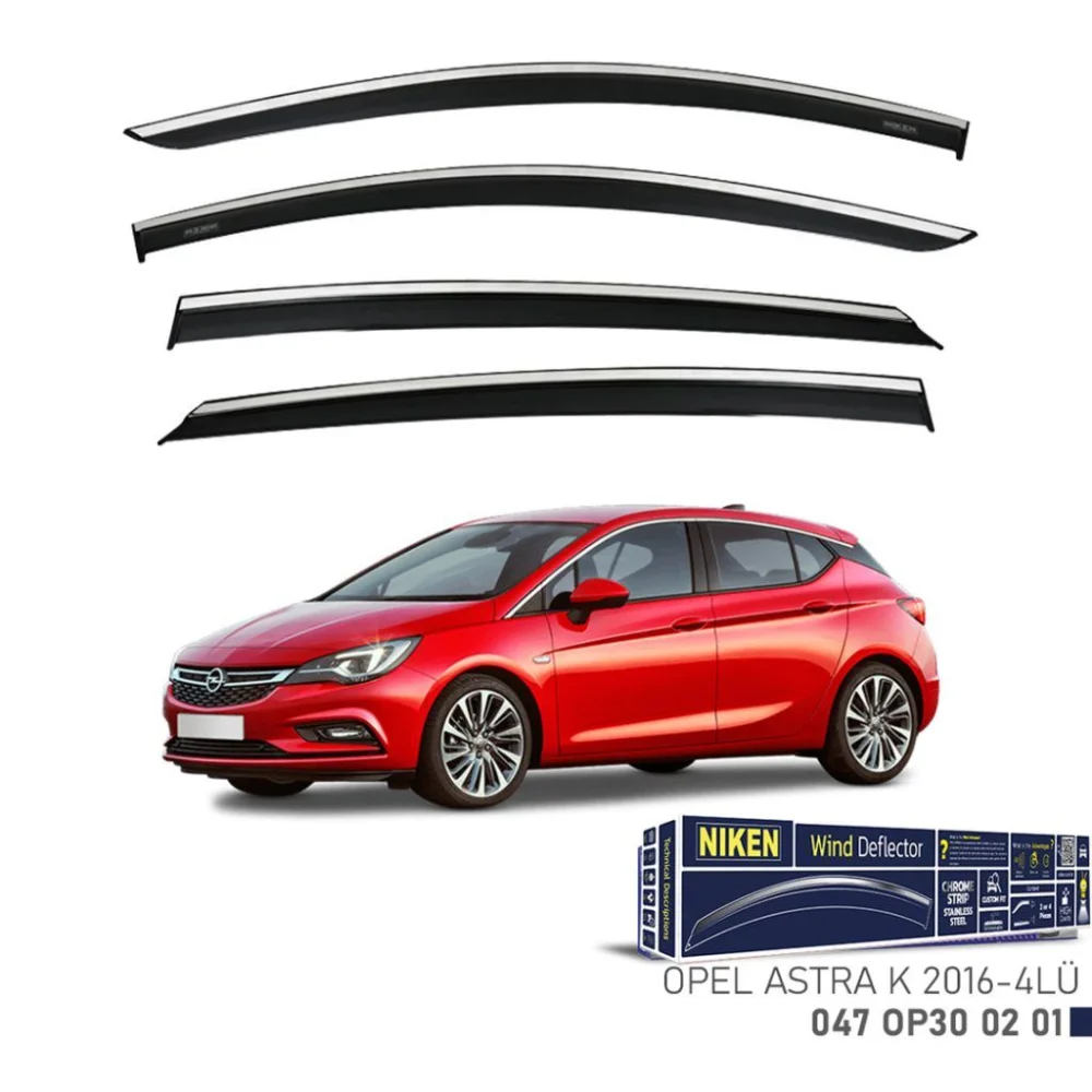 Opel Uyumlu Astra K -2016 Kromlu Cam Rüzgarlığı 2016 Üzeri