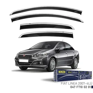 Niken Fiat Uyumlu Linea 2007 Sonrası Araca Özel Kromlu Cam RüzgarlığıDRS Tuning kalitesiyle tanışın! Özel olarak Fiat  model araçlar için üretilen bu ürün, otom