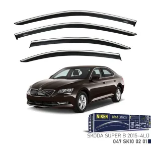 Skoda Uyumlu Süper B Kromlu Cam Rüzgarlığı 2015 - 2019