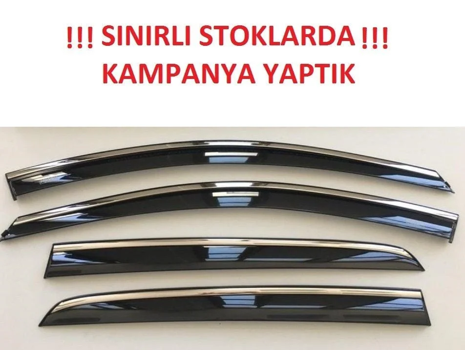 Niken Toyota Uyumlu Corolla 2014 Sonra Araca Özel Kromlu Cam Rüzgarlığı
