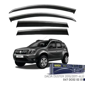 Niken Dacia Uyumlu Duster Kromlu Cam Rüzgarlığı 2010-2017 Arası thumb 1