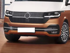 Volkswagen Transporter T6.1 2020 Sonrası Krom Ön Tampon Alt Izgara 4 Parça