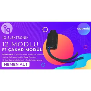 F1 Çakar Uyumlu Stop Modülü 12 Modlu İq ElektronikDRS Tuning kalitesiyle tanışın! Özel olarak Universal  model araçlar için üretilen bu ürün, otomobilinizin hat