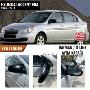 Hyundai Accent 2005-2011 (MC) uyumlu Era (2005-2011) Batman Yarasa Ayna Kapağı (Parlak Siyah) modelleri Oto Aksesuar Shop'de. Kaliteli malzeme, hızlı kargo ve