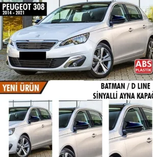 Peugeot 308 2013-2021 (T9) uyumlu (2014-2021) Batman Yarasa Ayna Kapağı (Piano Black) modelleri Oto Aksesuar Shop'de. Kaliteli malzeme, hızlı kargo ve güvenli
