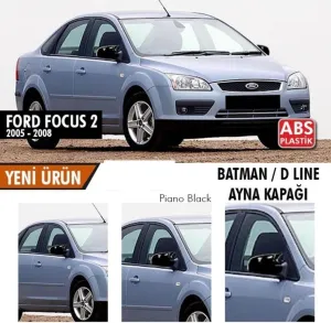 Ford Focus 2004-2011 (C307) uyumlu 2 (2005-2008) Batman Yarasa Ayna Kapağı (Parlak Siyah) modelleri Oto Aksesuar Shop'de. Kaliteli malzeme, hızlı kargo ve