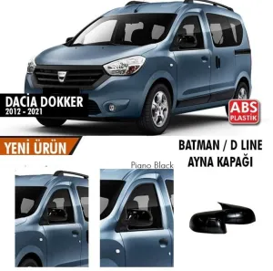 Dacia Dokker 2012-2024 (K67) uyumlu (2012-2021) Batman Yarasa Ayna Kapağı (Parlak Siyah) modelleri Oto Aksesuar Shop'de. Kaliteli malzeme, hızlı kargo ve