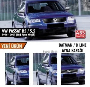 Volkswagen Passat 1996-2005 (B5) uyumlu B5 / 5,5 (1996-2001) Batman Yarasa Ayna Kapağı (Parlak Siyah) modelleri Oto Aksesuar Shop'de. Kaliteli malzeme, hızlı