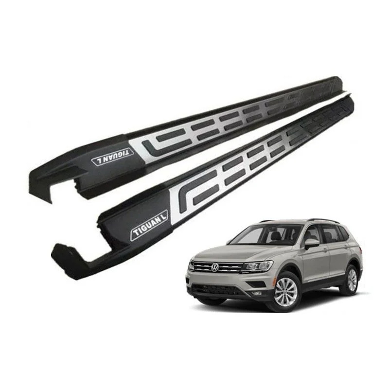 Volkswagen Tiguan Uyumlu Yan Basamak Koruma -2016 Side Step Square Style