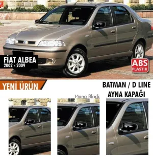 Fiat Albea 2002-2012 (178D) uyumlu (2002-2009) Batman Yarasa Ayna Kapağı (Makyajsız Kasa) modelleri Oto Aksesuar Shop'de. Kaliteli malzeme, hızlı kargo ve