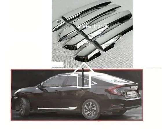 Honda Civic Uyumlu 2017 Fc5 Kapı Kolu ABS 4 Parça
