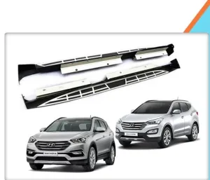 Hyundai Ix45 Cm Uyumlu -2010 Yan Basamak Koruma Side Step Square Style