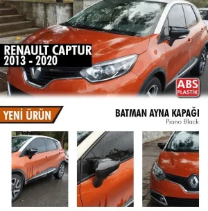 Renault Captur 2013-2019 uyumlu (2013-2020) Yarasa Ayna Kapağı (Piano Black) modelleri Oto Aksesuar Shop'de. Kaliteli malzeme, hızlı kargo ve güvenli