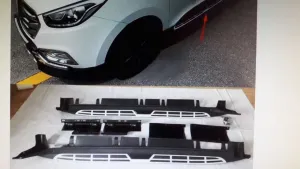 Hyundai İx35 Lm Uyumlu Yan Basamak Koruma Marşpiyel 2010-Sıde Step Square Style
